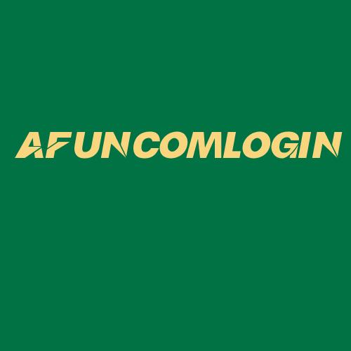 Logo da AFUNCOMLOGIN